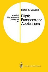bokomslag Elliptic Functions and Applications