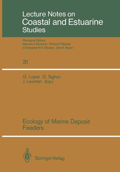 Glenn Lopez, Gary Taghon, Jeffrey Levinton - Ecology of Marine Deposit Feeders, Häftad