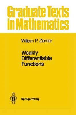 Weakly Differentiable Functions 1