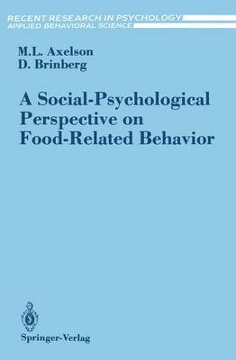 bokomslag A Social-Psychological Perspective on Food-Related Behavior