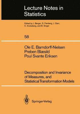Decomposition and Invariance of Measures, and Statistical Transformation Models 1