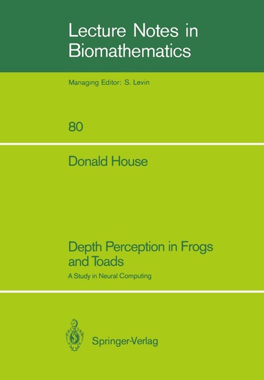 Donald House - Depth Perception in Frogs and Toads, Häftad