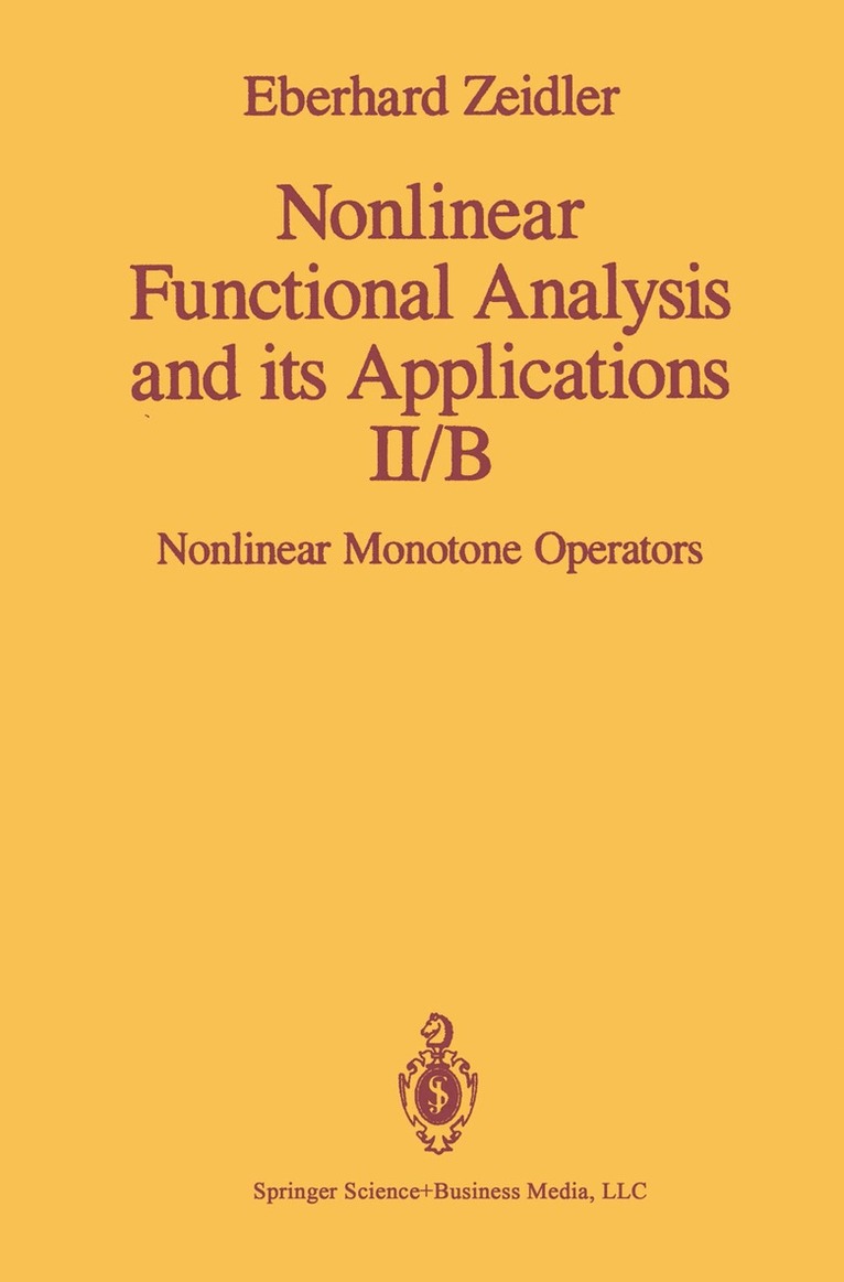 Nonlinear Functional Analysis and its Applications