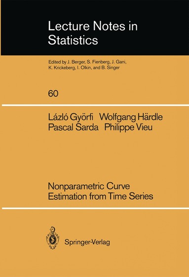 bokomslag Nonparametric Curve Estimation from Time Series