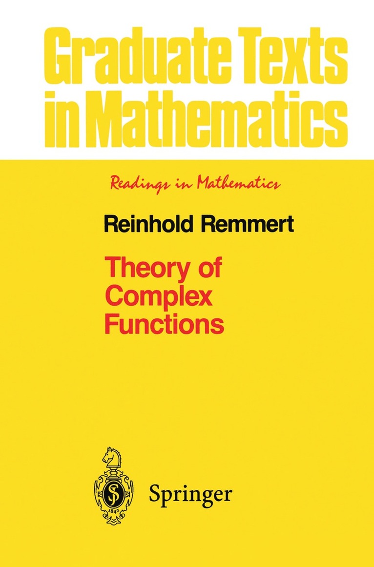 Theory of Complex Functions 1