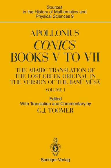 bokomslag Apollonius: Conics Books V to VII