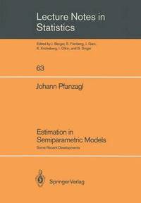bokomslag Estimation in Semiparametric Models