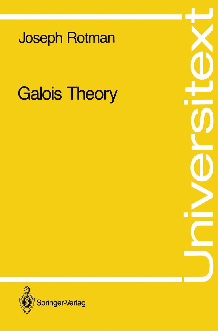 Joseph Rotman, Joseph Rotman - Galois Theory, Häftad