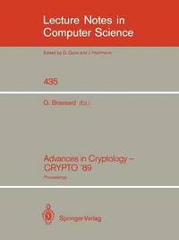 bokomslag Advances in Cryptology - CRYPTO '89