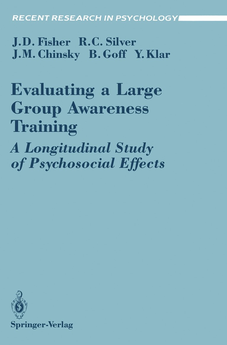 Evaluating a Large Group Awareness Training 1