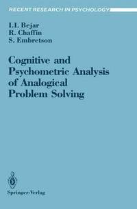 bokomslag Cognitive and Psychometric Analysis of Analogical Problem Solving