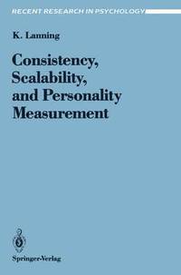 bokomslag Consistency, Scalability, and Personality Measurement