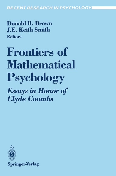 bokomslag Frontiers of Mathematical Psychology