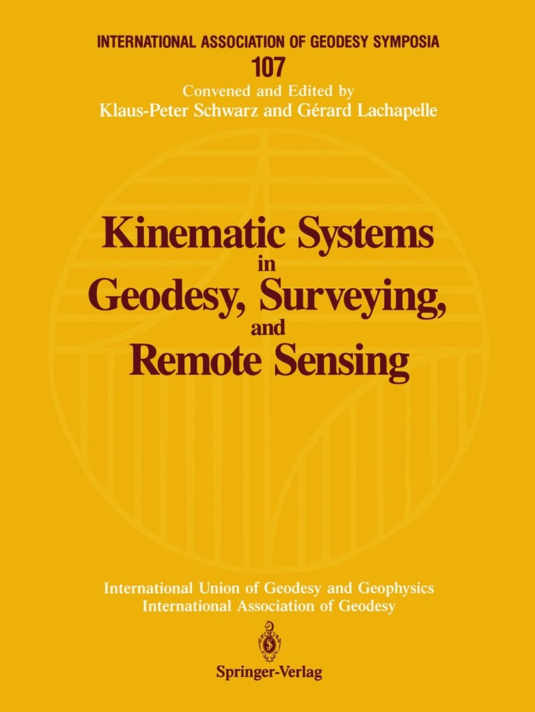 Kinematic Systems in Geodesy, Surveying, and Remote Sensing 1