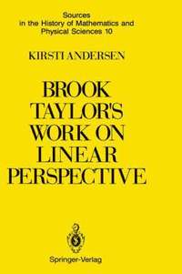 bokomslag Brook Taylors Work on Linear Perspective