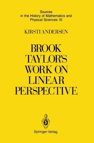 bokomslag Brook Taylors Work on Linear Perspective