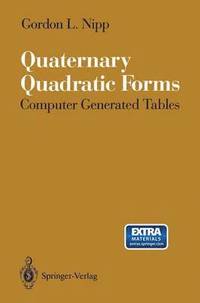 bokomslag Quaternary Quadratic Forms