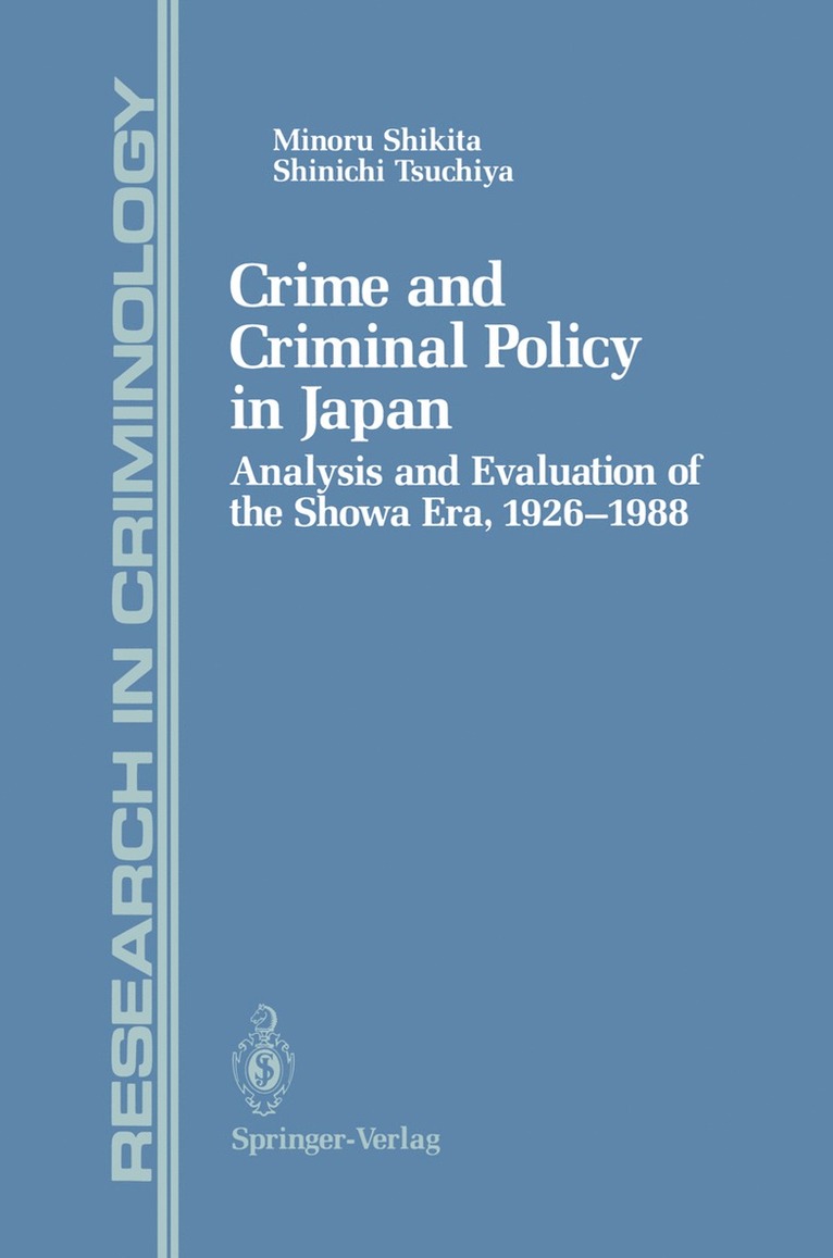 Crime and Criminal Policy in Japan 1