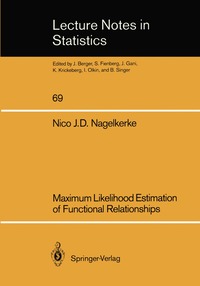 bokomslag Maximum Likelihood Estimation of Functional Relationships