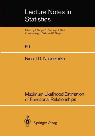 bokomslag Maximum Likelihood Estimation of Functional Relationships