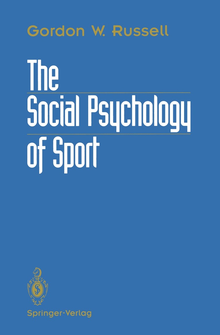 The Social Psychology of Sport 1