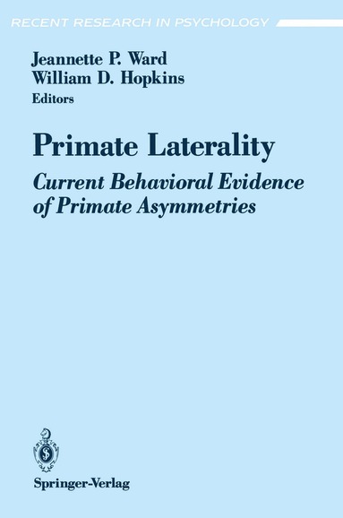 bokomslag Primate Laterality