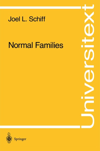 Joel L. Schiff - Normal Families, Häftad