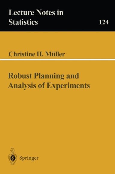 bokomslag Robust Planning and Analysis of Experiments