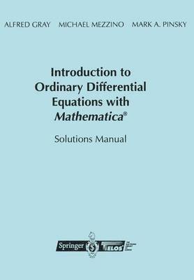 Introduction to Ordinary Differential Equations with Mathematica 1