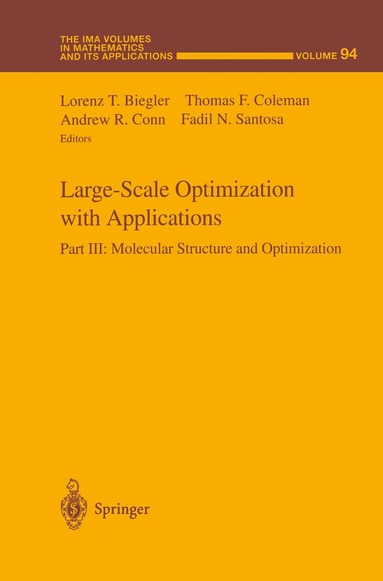 Lorenz T. Biegler, Lorenz T. Biegler, Thomas Coleman, Andrew r. Conn, Fadil N. Santosa - Large-Scale Optimization with Applications, Inbunden