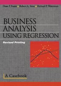 bokomslag Business Analysis Using Regression