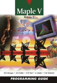 bokomslag Maple V Programming Guide