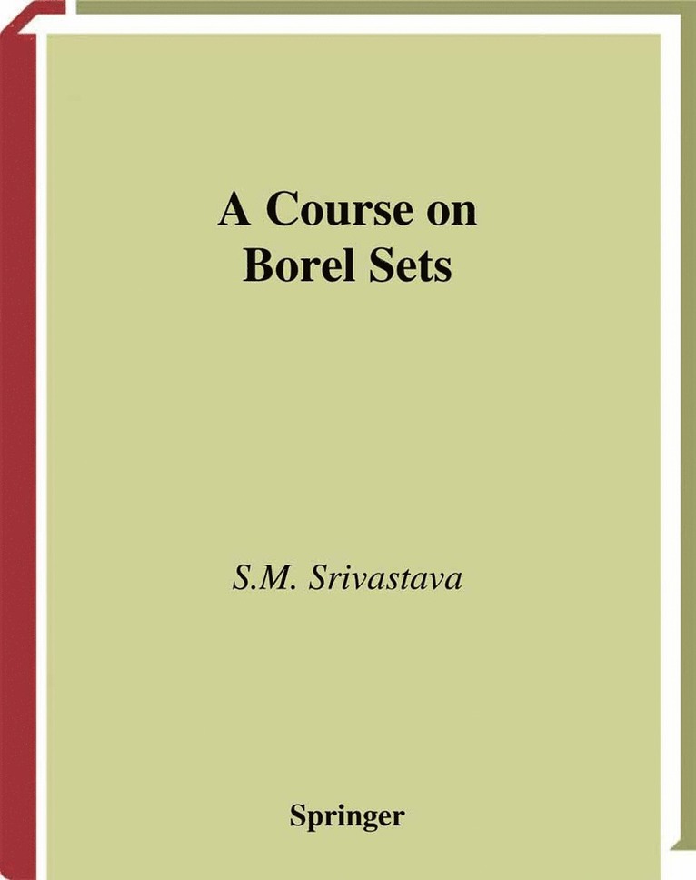 A Course on Borel Sets 1