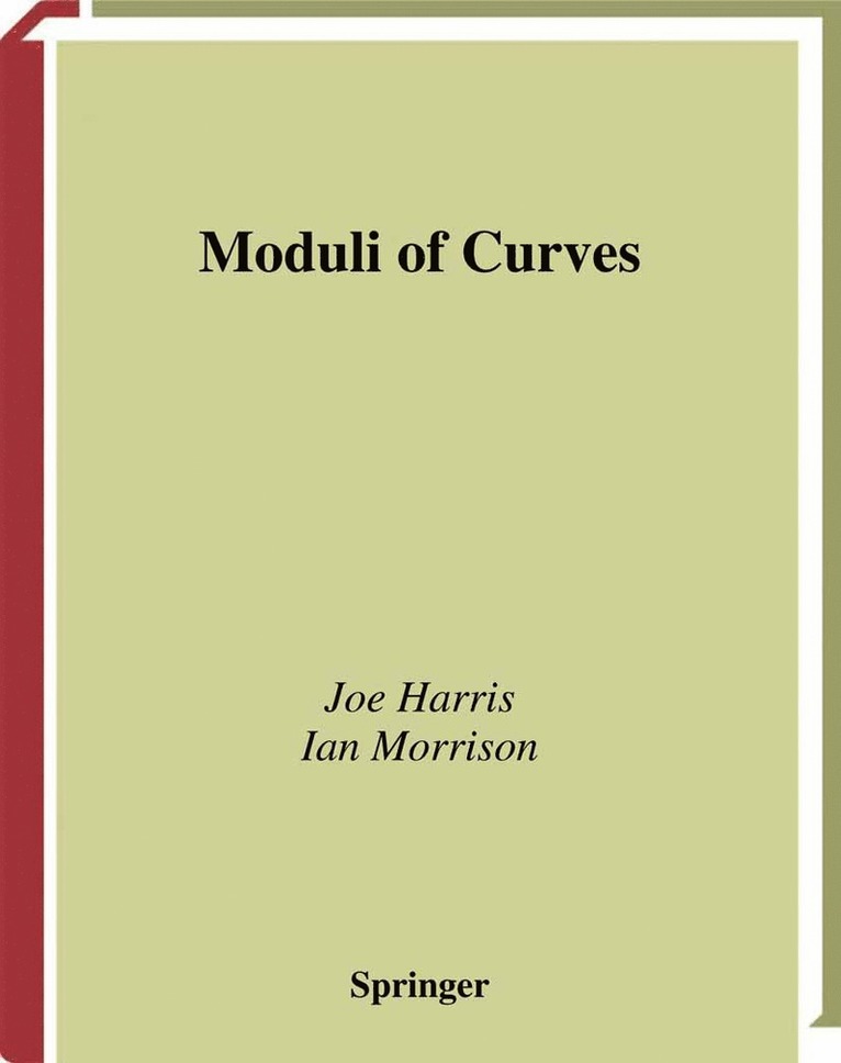 Moduli of Curves 1