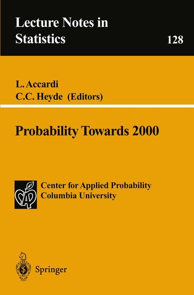 L. Accardi, C.C. Heyde - Probability Towards 2000, Häftad