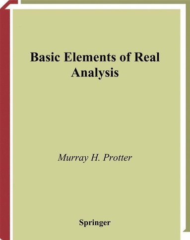 bokomslag Basic Elements of Real Analysis