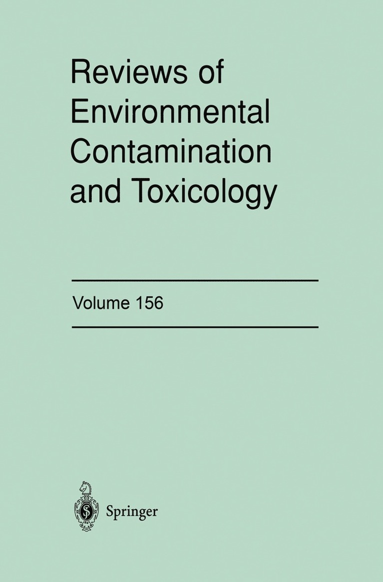 George W. Ware - Reviews of Environmental Contamination and Toxicology, Inbunden