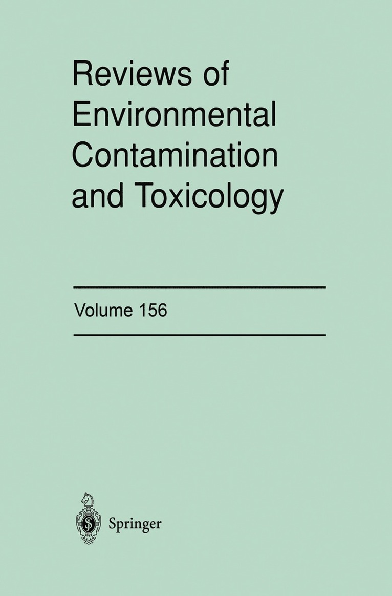 Reviews of Environmental Contamination and Toxicology 1