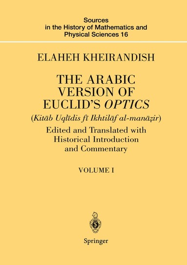 bokomslag Arabic Version of Euclid's Optics