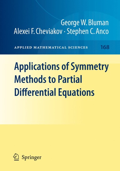 bokomslag Applications of  Symmetry Methods to Partial Differential Equations