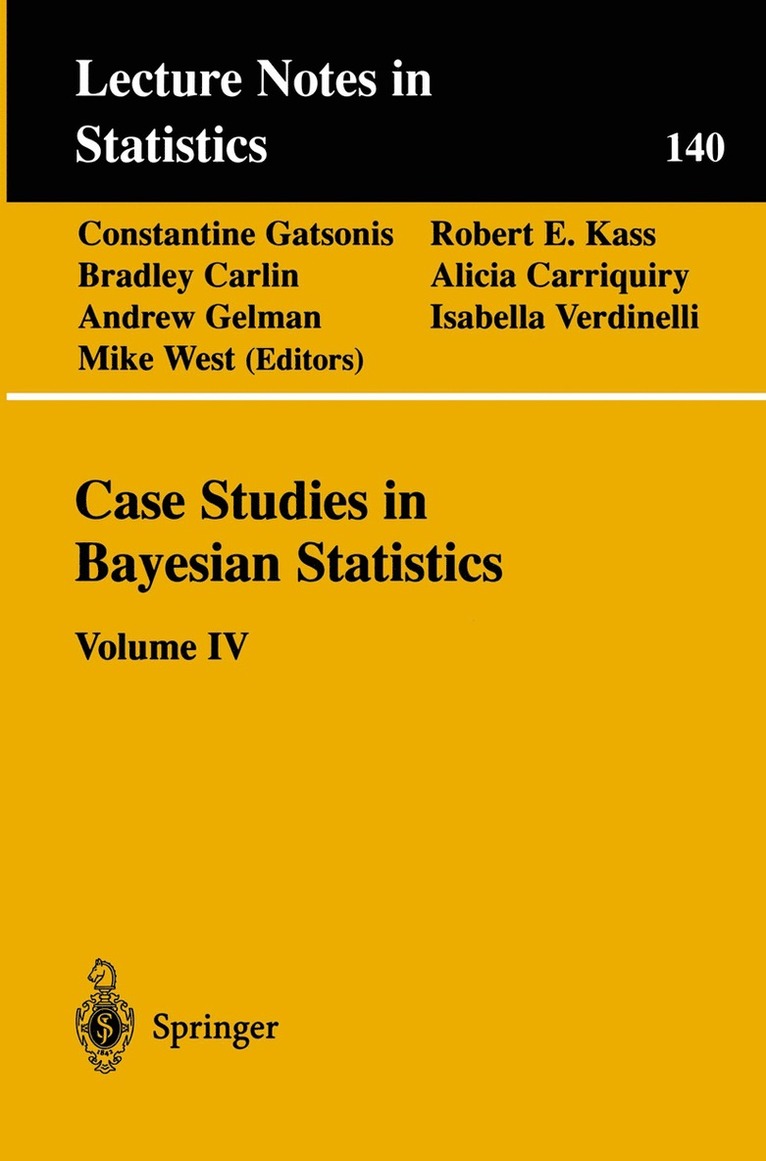 Case Studies in Bayesian Statistics 1