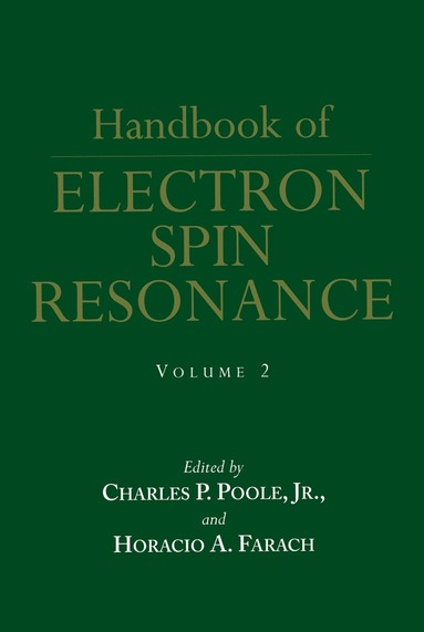 bokomslag Handbook of Electron Spin Resonance