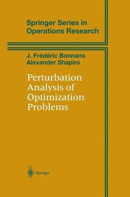 bokomslag Perturbation Analysis of Optimization Problems