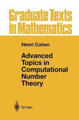 Advanced Topics in Computational Number Theory 1