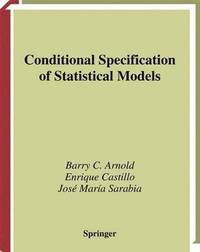 bokomslag Conditional Specification of Statistical Models