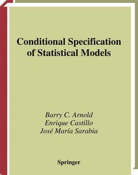 bokomslag Conditional Specification of Statistical Models