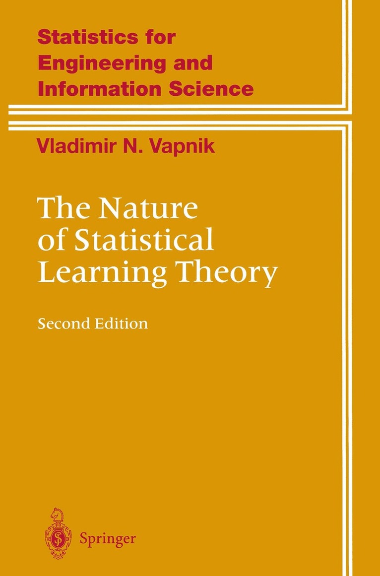 The Nature of Statistical Learning Theory 1