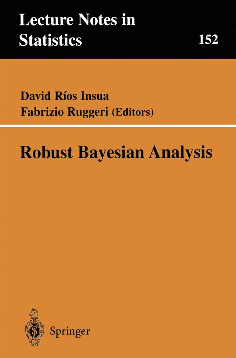David Rios Insua, Fabrizio Ruggeri - Robust Bayesian Analysis, Häftad