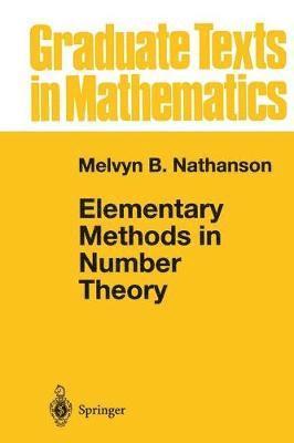 Elementary Methods in Number Theory 1