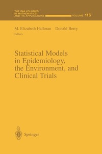 bokomslag Statistical Models in Epidemiology, the Environment, and Clinical Trials